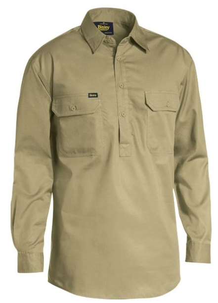 Bisley BSC6820 Closed Front Cool Lightweight Drill Shirt