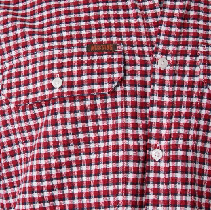 Mustang Signature Y04005 Mens Formal Check Shirt