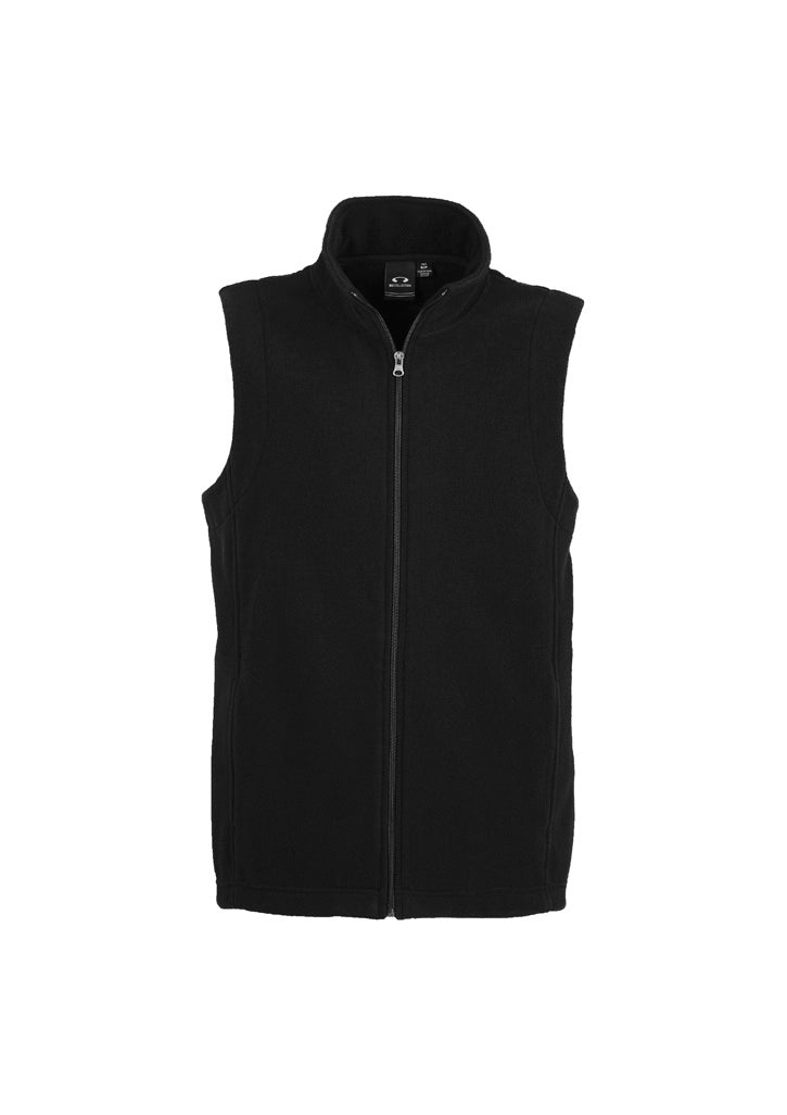 Biz F233MN Mens Plain Micro Fleece Vest