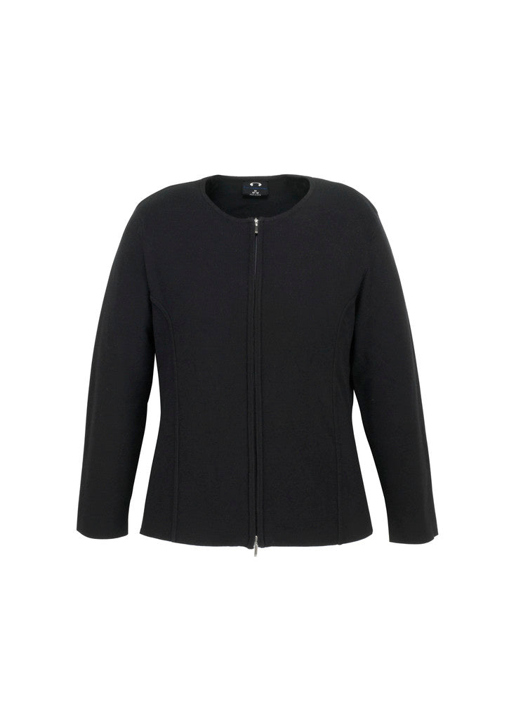 Biz LC3505 Ladies 2-Way Zip Cardigan