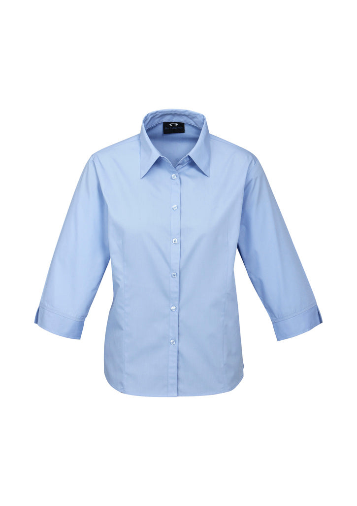 Biz S10521 Ladies Base 3/4 Sleeve Shirt