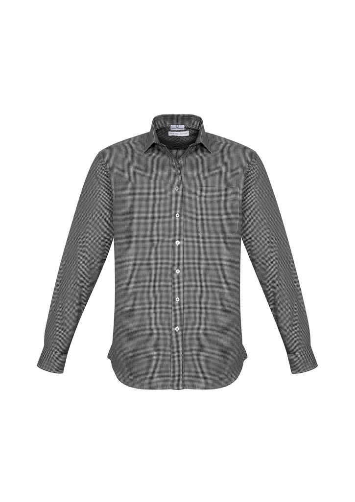 Biz S716ML Mens Ellison Long Sleeve Shirt