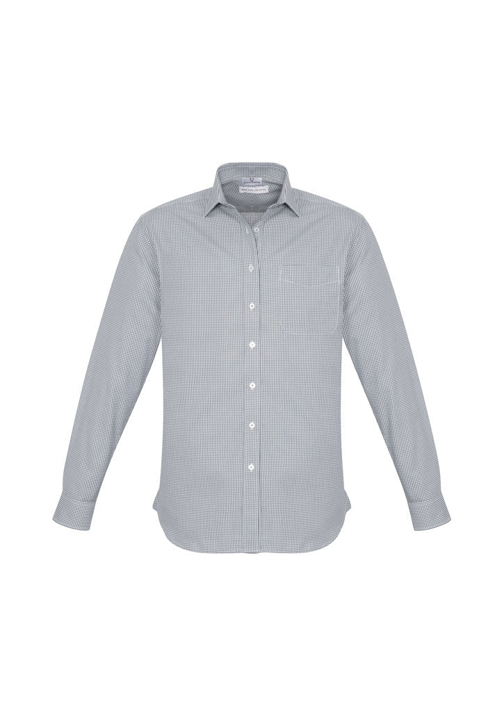 Biz S716ML Mens Ellison Long Sleeve Shirt