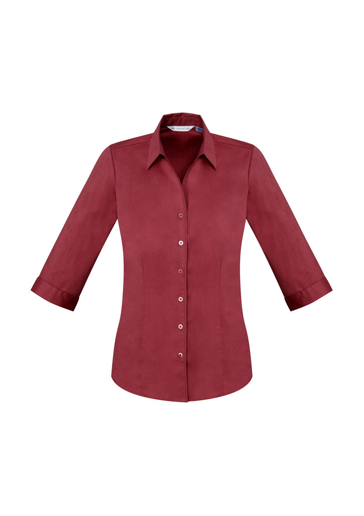 Biz S770LT Ladies Monaco 3/4 Sleeve Shirt