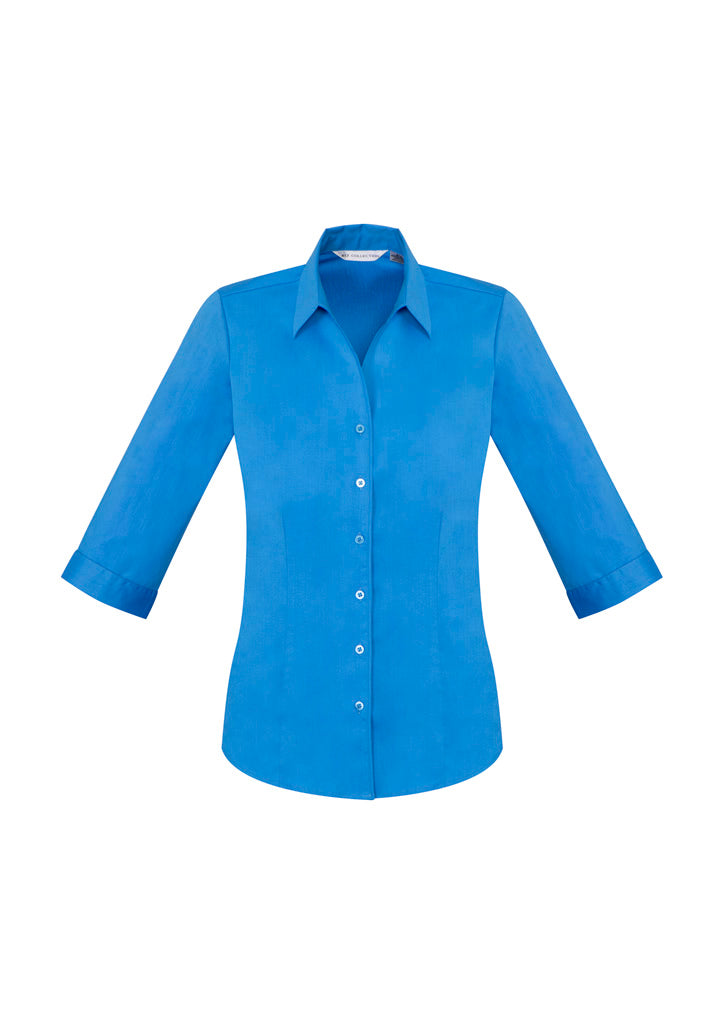 Biz S770LT Ladies Monaco 3/4 Sleeve Shirt