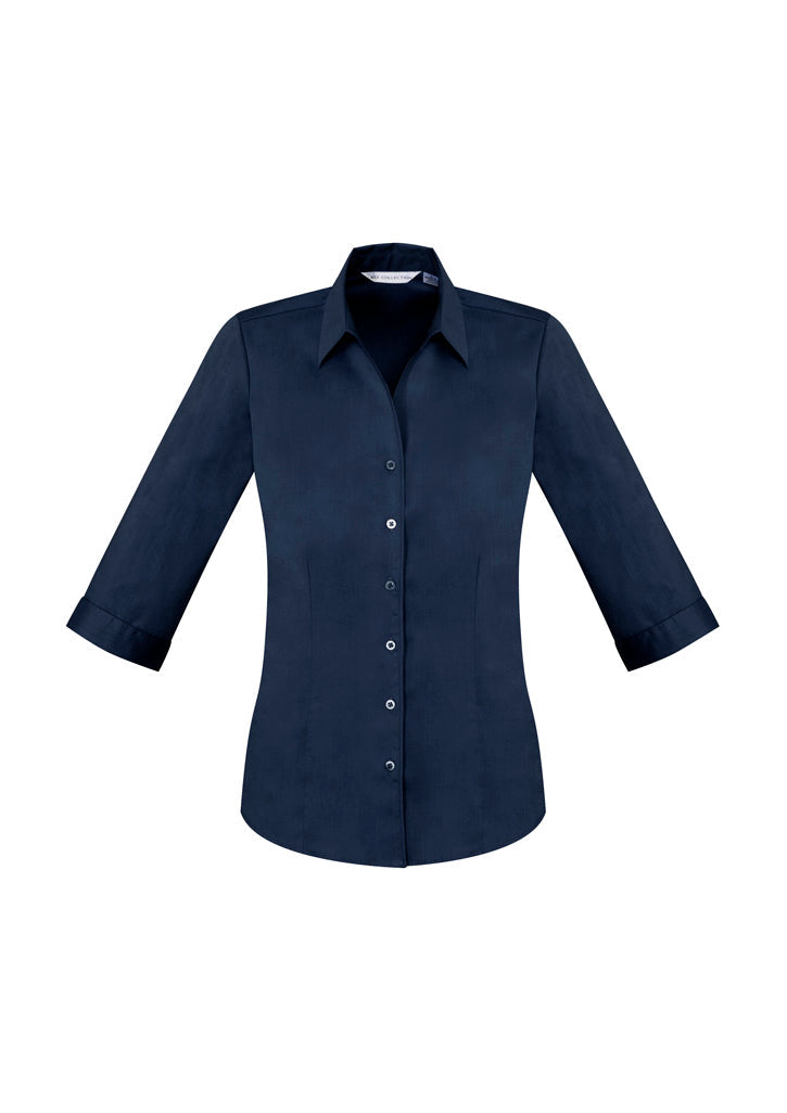 Biz S770LT Ladies Monaco 3/4 Sleeve Shirt