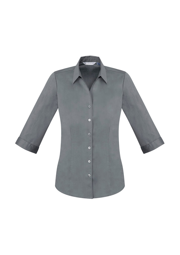 Biz S770LT Ladies Monaco 3/4 Sleeve Shirt