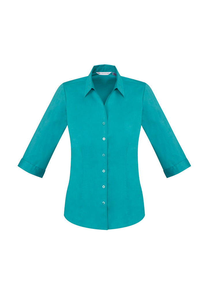 Biz S770LT Ladies Monaco 3/4 Sleeve Shirt