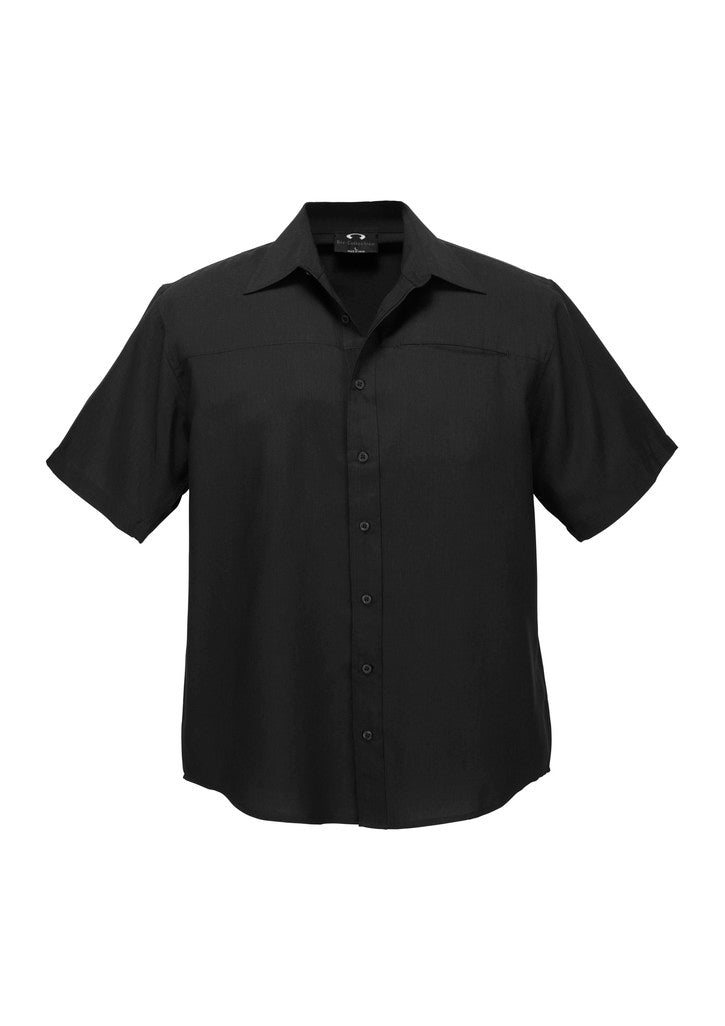 Biz SH3603 Mens Plain Oasis Short Sleeve Shirt