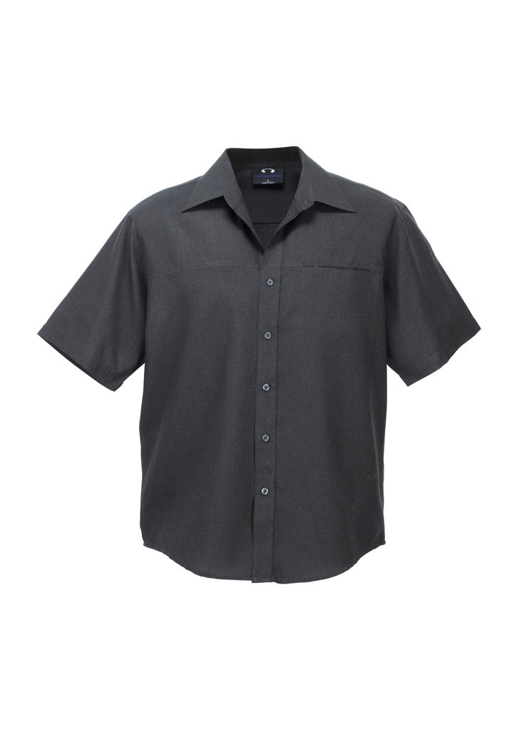 Biz SH3603 Mens Plain Oasis Short Sleeve Shirt