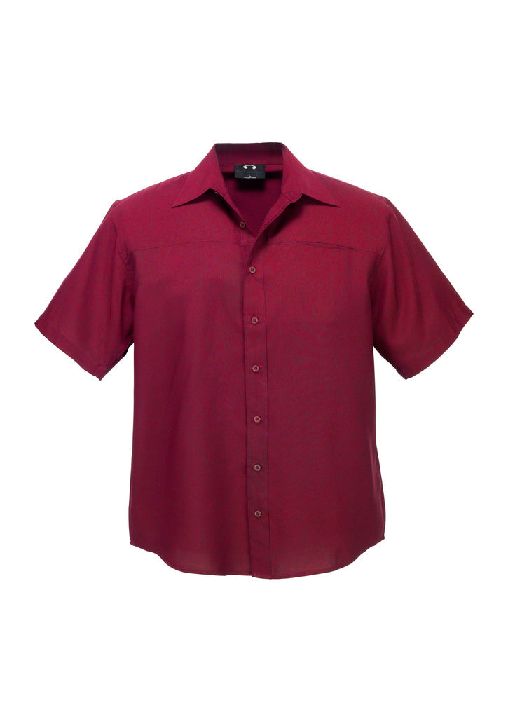 Biz SH3603 Mens Plain Oasis Short Sleeve Shirt
