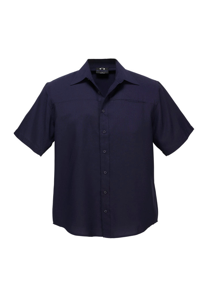 Biz SH3603 Mens Plain Oasis Short Sleeve Shirt