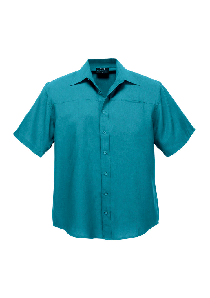 Biz SH3603 Mens Plain Oasis Short Sleeve Shirt
