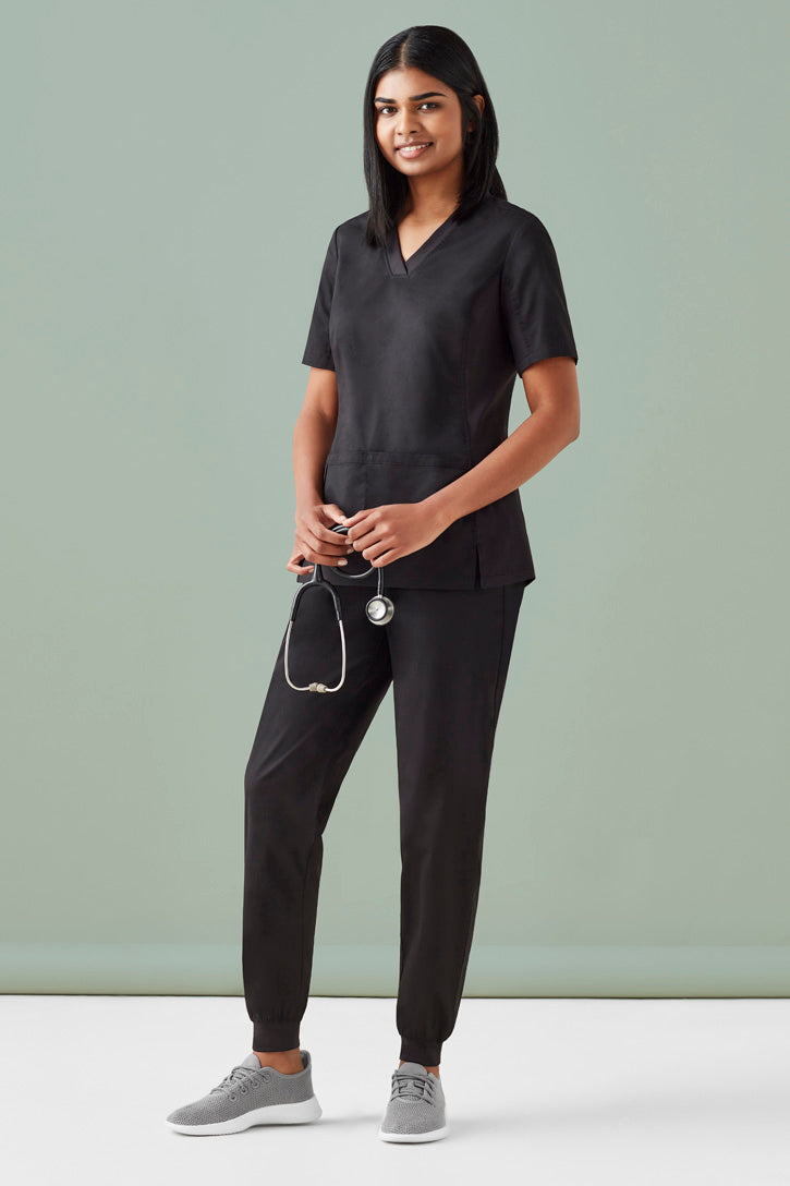 Womens Riley V-Neck Scrub Top CST043LS BizCare