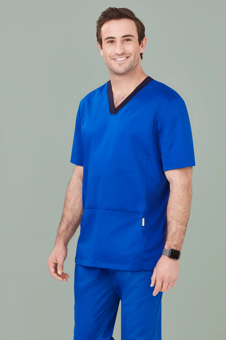 Mens Riley V-Neck Scrub Top CST043MS BizCare