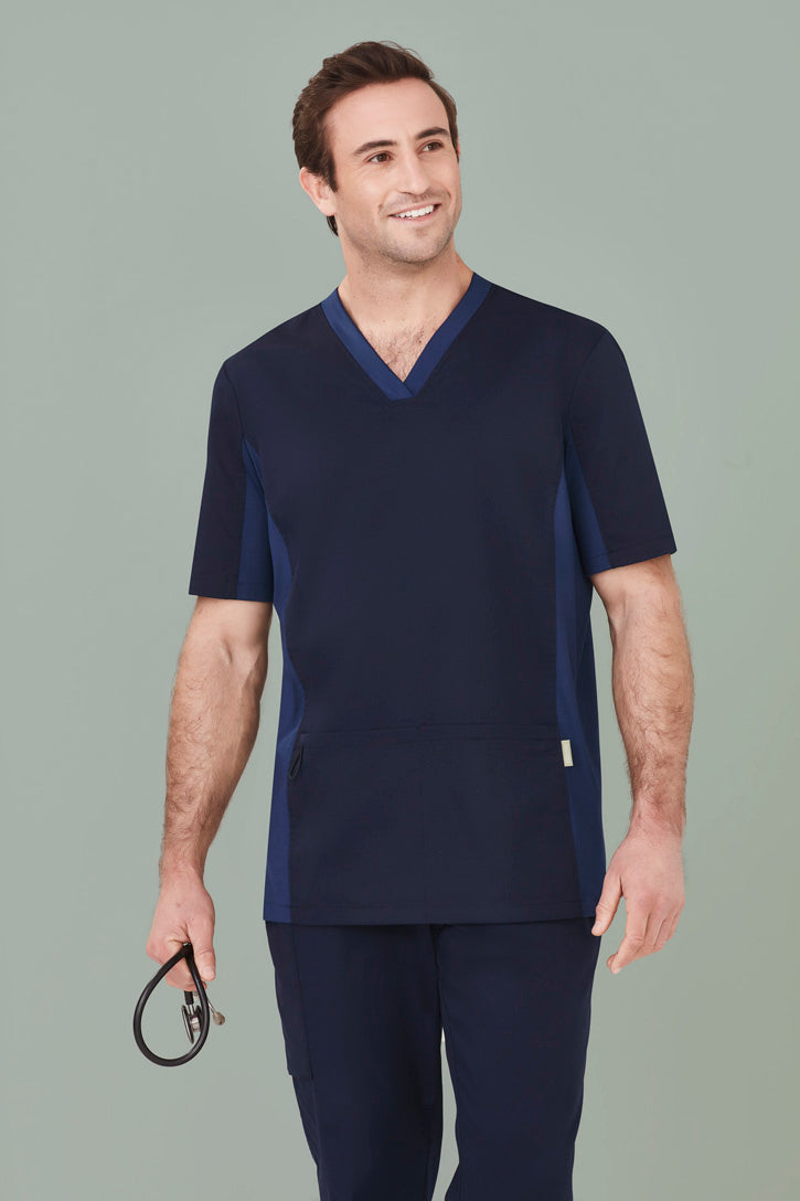 Mens Riley V-Neck Scrub Top CST043MS BizCare