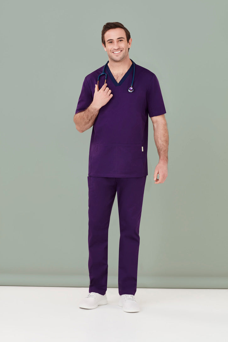 Mens Riley V-Neck Scrub Top CST043MS BizCare