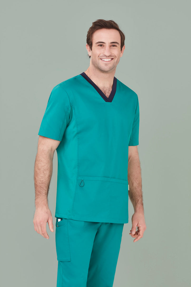 Mens Riley V-Neck Scrub Top CST043MS BizCare