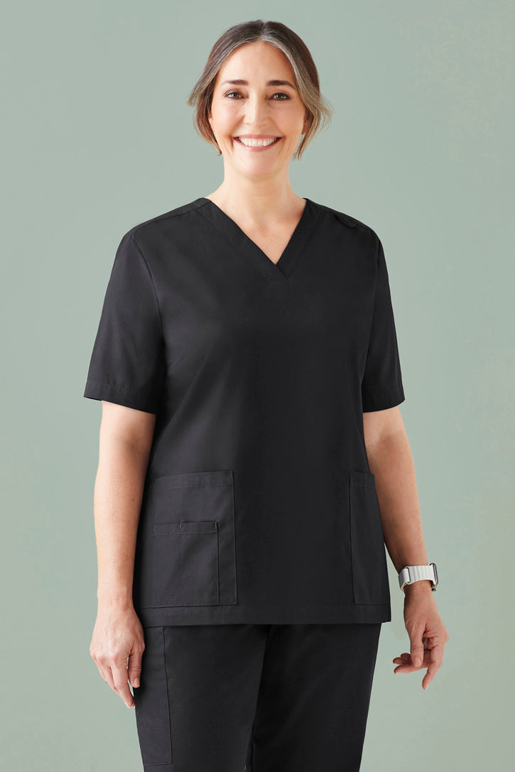 Womens Tokyo V-Neck Scrub Top CST141LS BizCare