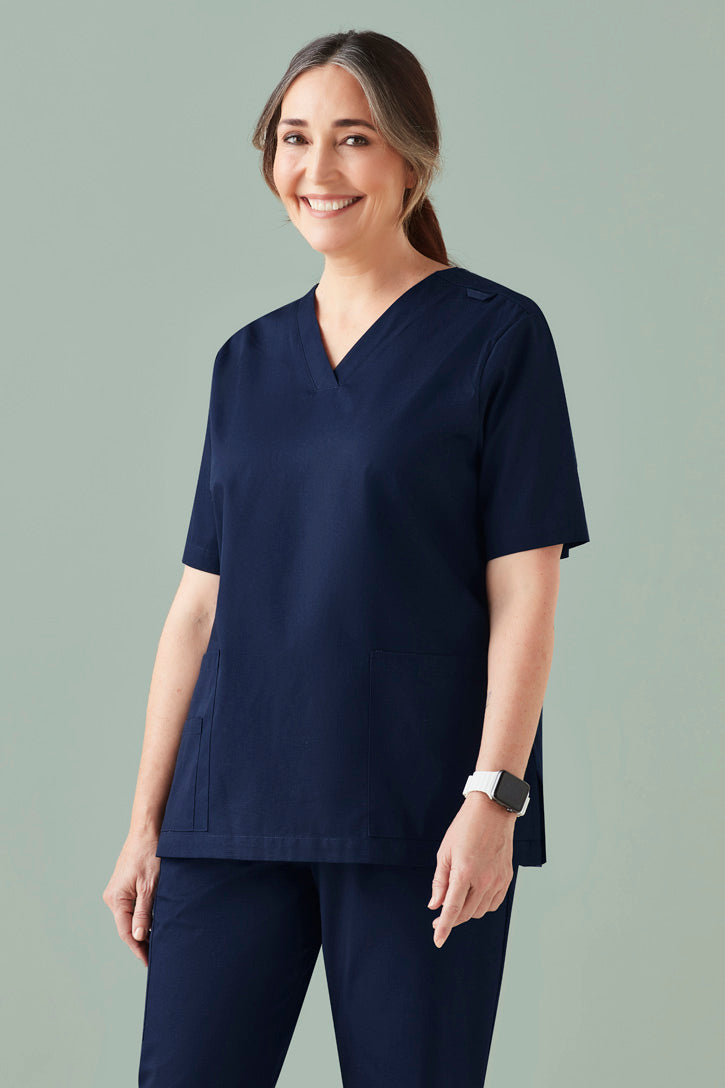 Womens Tokyo V-Neck Scrub Top CST141LS BizCare