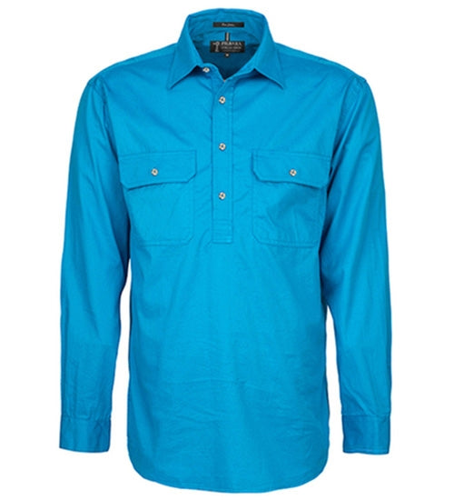 Pilbara Mens Closed Front L/S Shirt