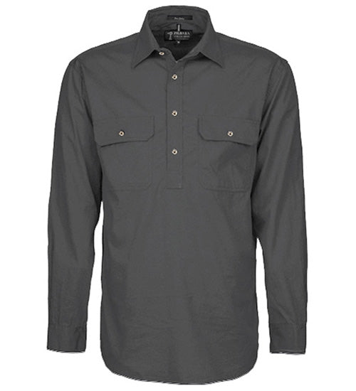 Pilbara Mens Closed Front L/S Shirt