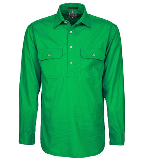 Pilbara Mens Closed Front L/S Shirt