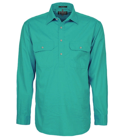 Pilbara Mens Closed Front L/S Shirt