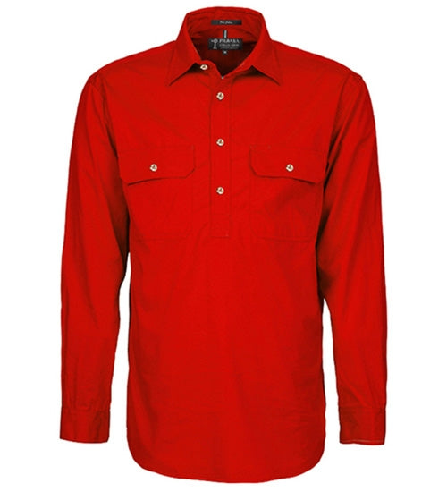 Pilbara Mens Closed Front L/S Shirt