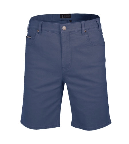 Pilbara Men's Cotton Stretch Jean Short