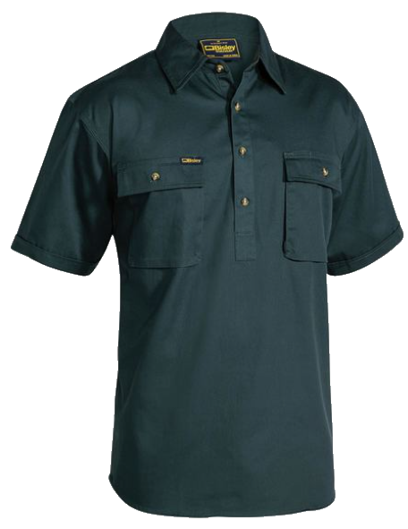 Bisley BSC1433 Closed Front Cotton Drill Shirt