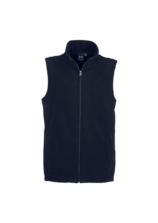 Biz F233MN Mens Plain Micro Fleece Vest