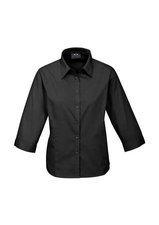 Biz S10521 Ladies Base 3/4 Sleeve Shirt