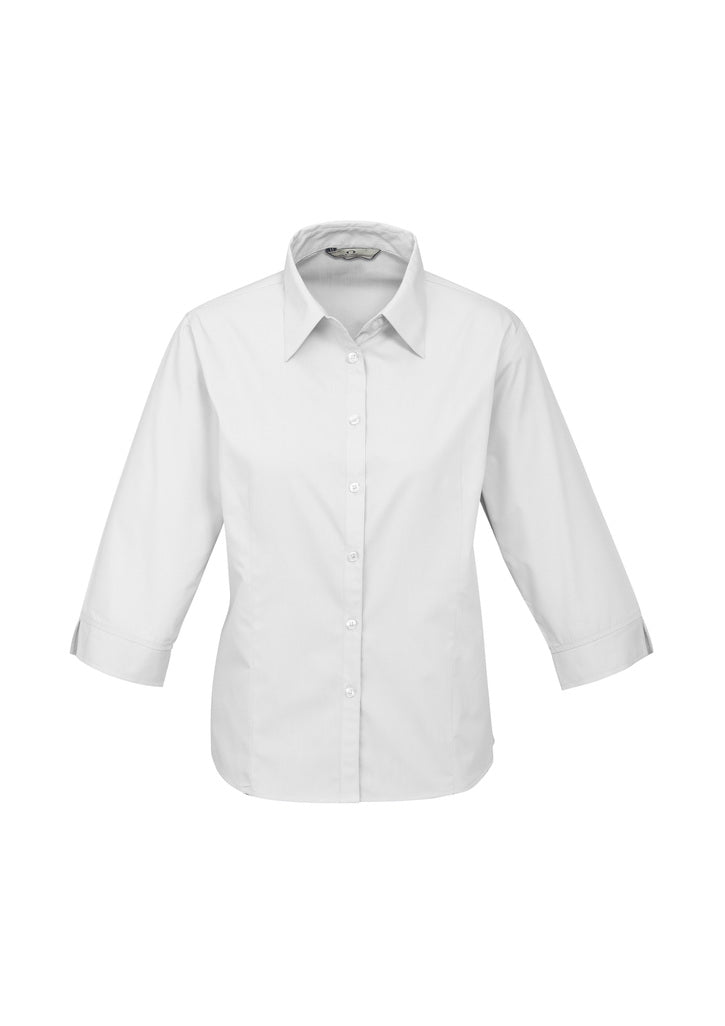 Biz S10521 Ladies Base 3/4 Sleeve Shirt