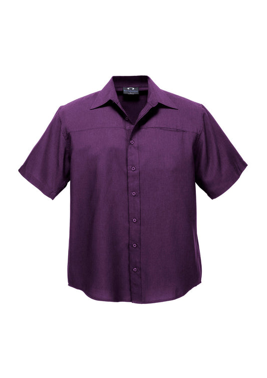 Biz SH3603 Mens Plain Oasis Short Sleeve Shirt