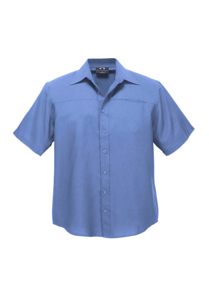 Biz SH3603 Mens Plain Oasis Short Sleeve Shirt